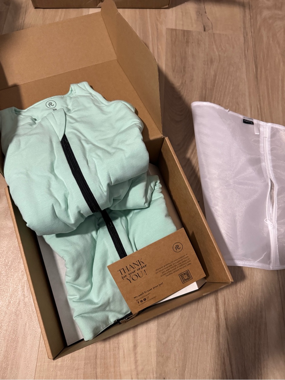 Kids Mint Zipper Sleep Sack - Cozy Toddler Pajamas
